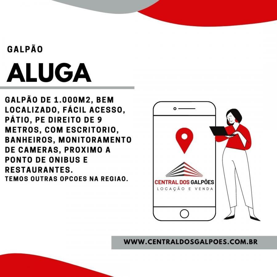 Depósito-Galpão-Armazém para alugar, 1000m² - Foto 2